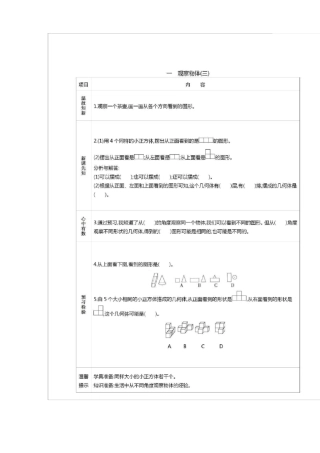 2020人教版小学五年级数学下册预习清单预习计划