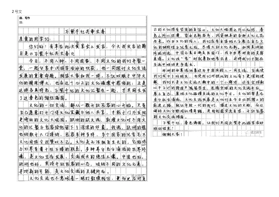 2020广州一模作文标杆卷_第2页