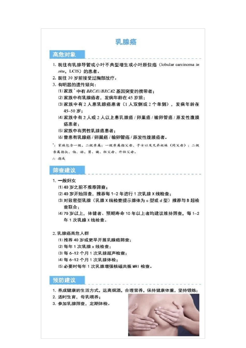 20种常见恶性肿瘤筛查和预防推荐2020版_第3页