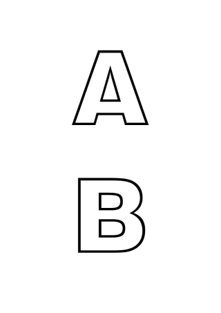 26个英文字母涂色每日练习两个字母