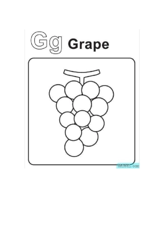 26个英文字母涂色