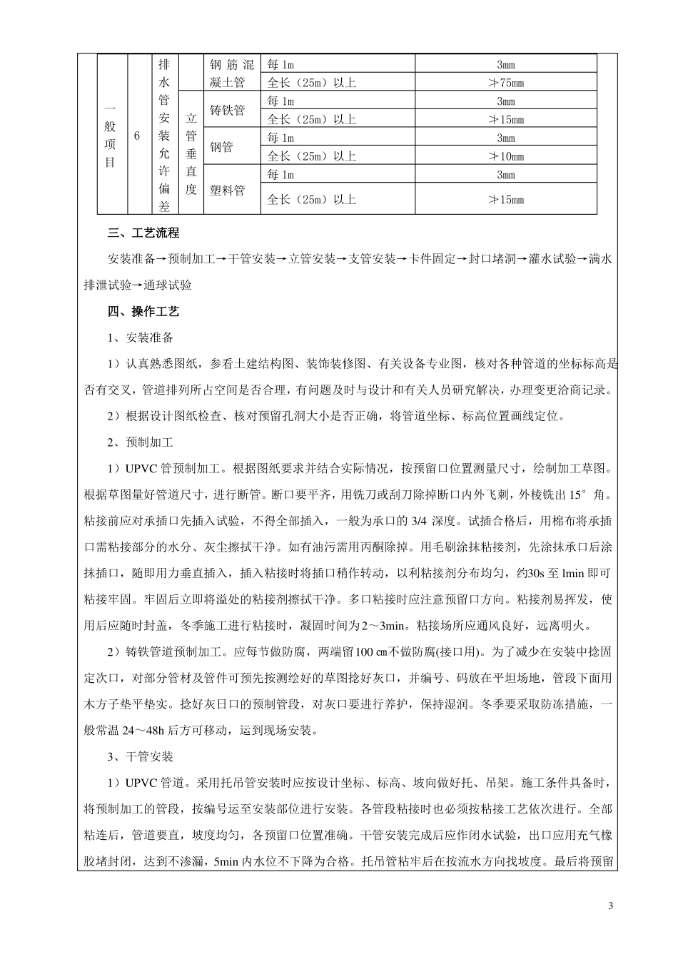 2、室内排水管道安装_第3页