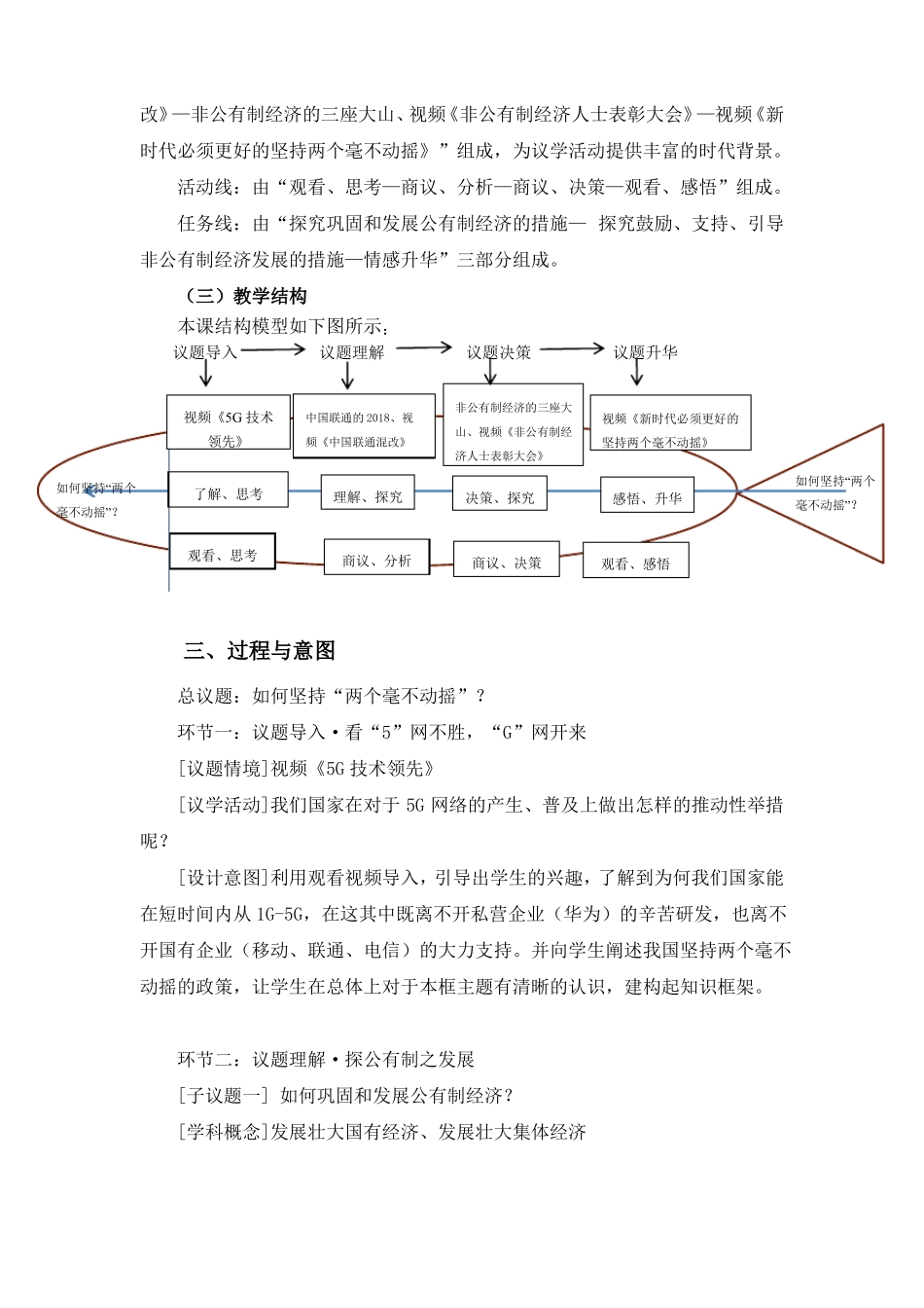 2坚持两个毫不动摇教学设计_第3页