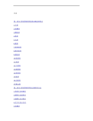 2常用药物剂型的正确使用方法汇总