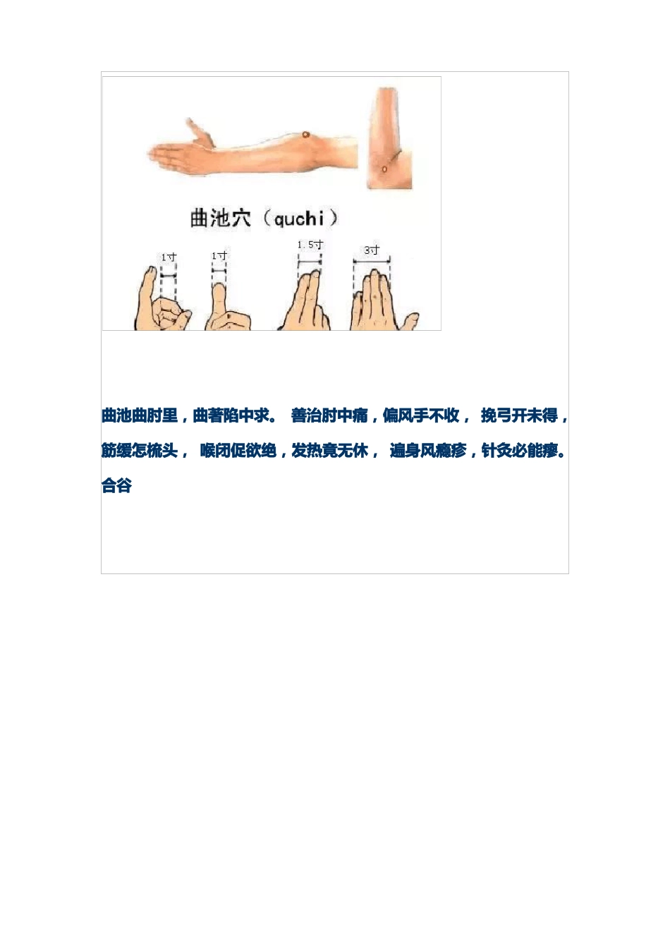 3分钟熟记中医针灸顺口溜附穴位图_第3页
