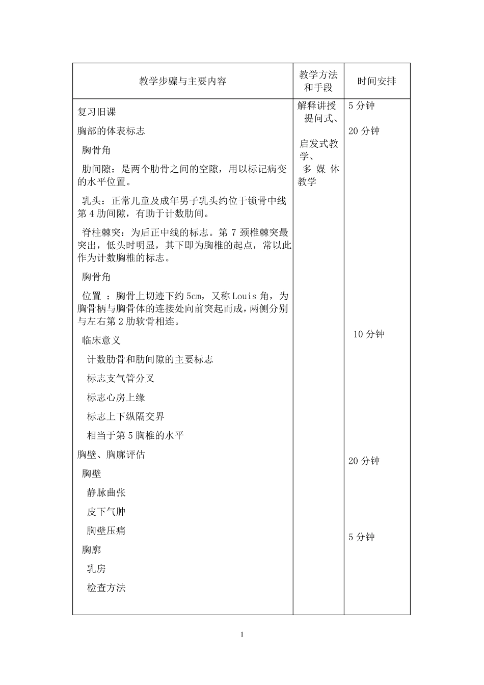 4三5星级教案胸部评价胸壁、胸廓、肺和胸膜的评价_第2页