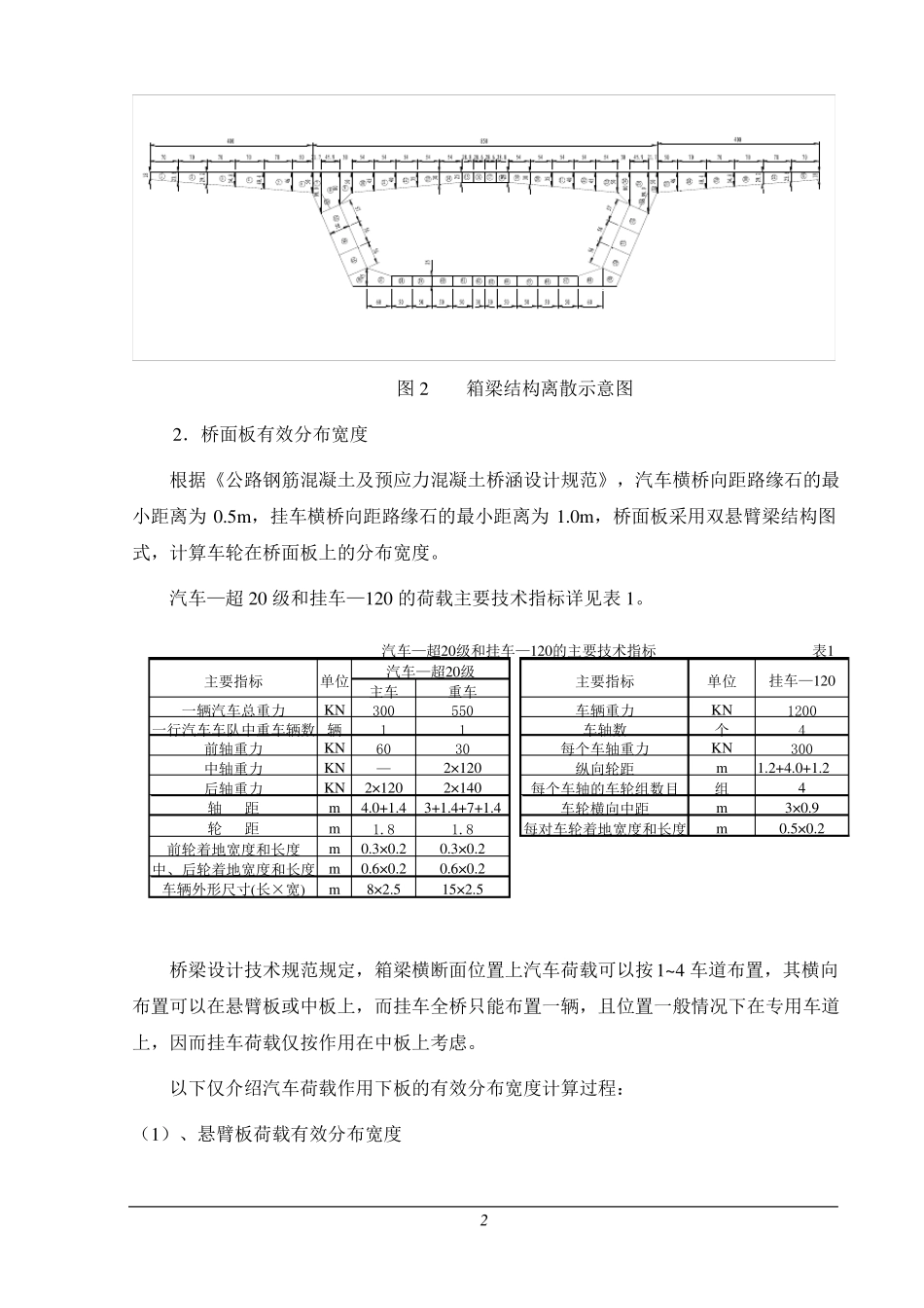50米箱梁横向计算说明书_第2页
