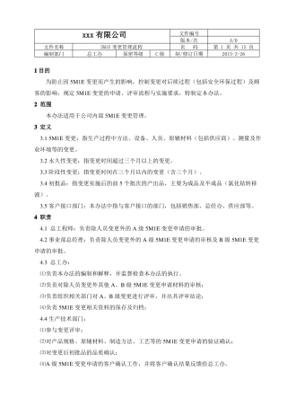 5M1E变更管理程序
