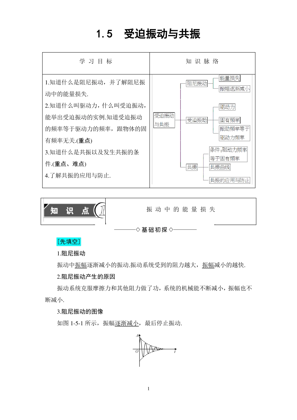 5受迫振动与共振_第1页