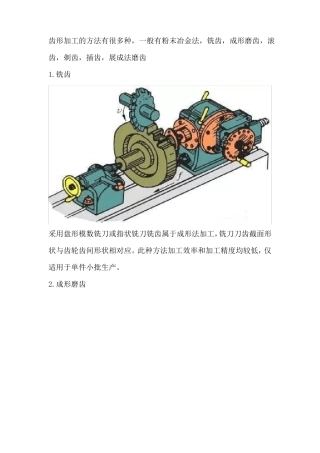 7中齿轮加工常用方法图解