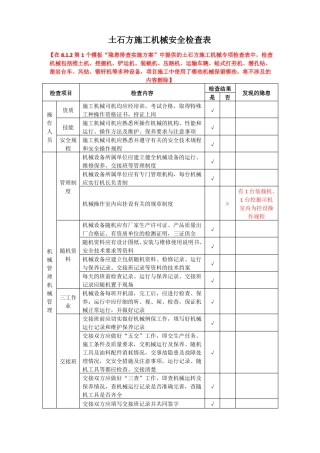 83设备专项检查表示例