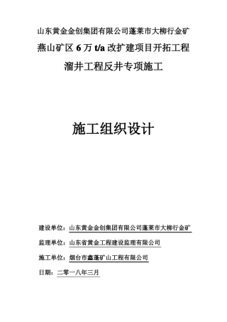 989反井施工专项施工组织设计