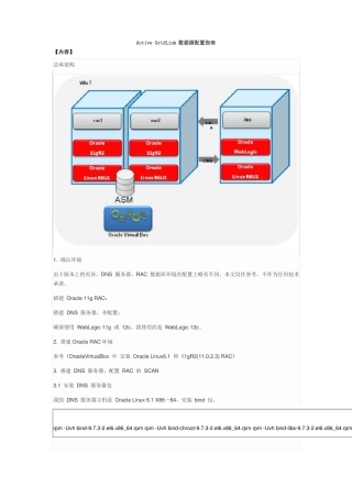 ActiveGridLink数据源配置指引