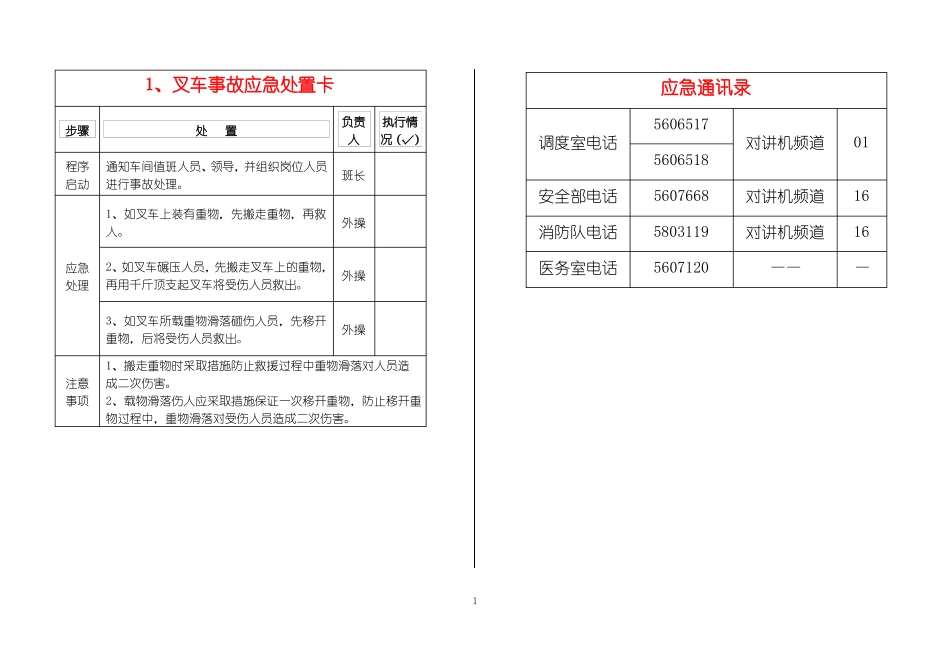 A通用应急处置卡_第1页