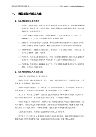 b2b网站建设方案