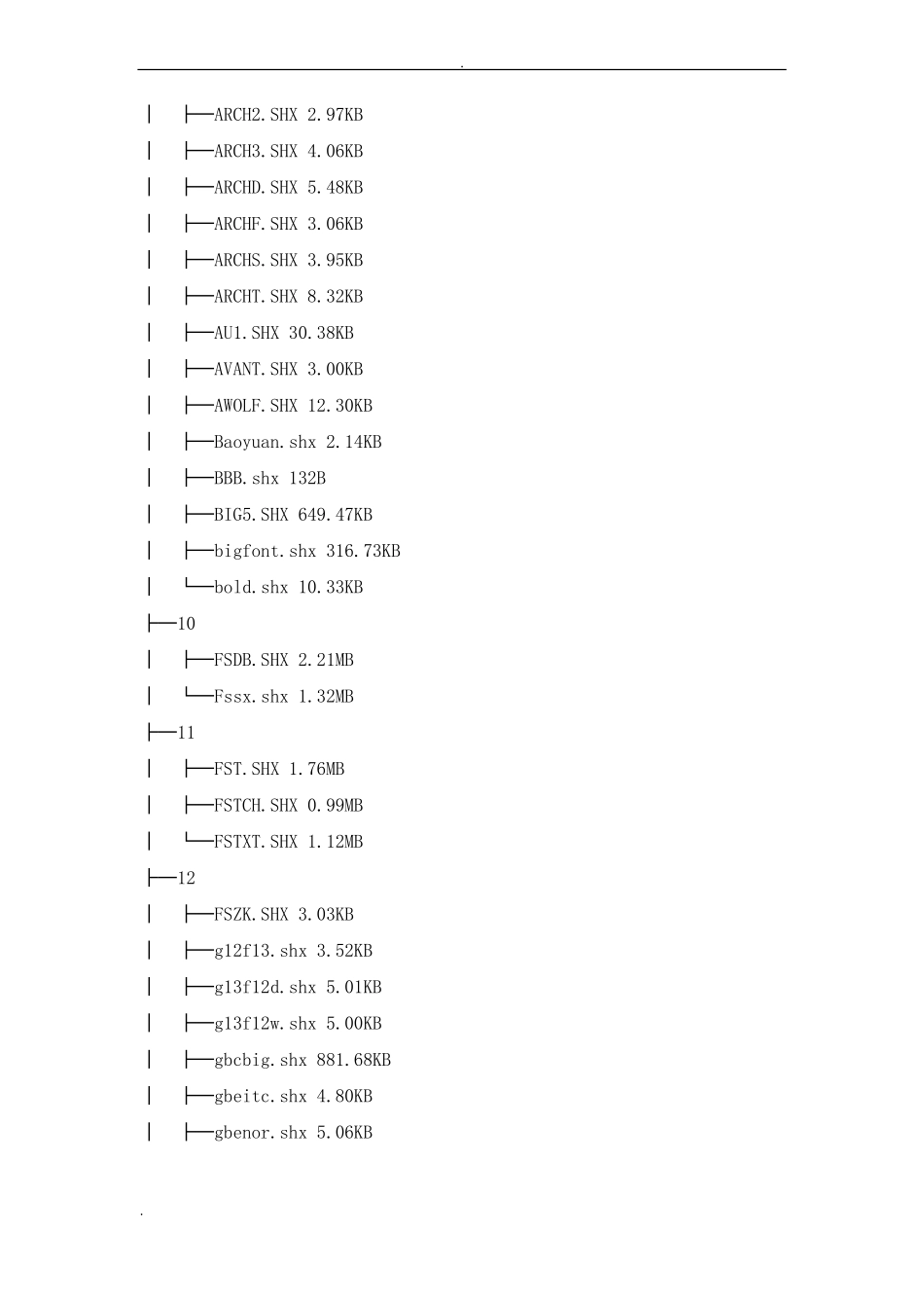 CAD字体大全1370款字体附下载地址_第2页
