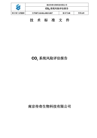 CO2系统风险评价