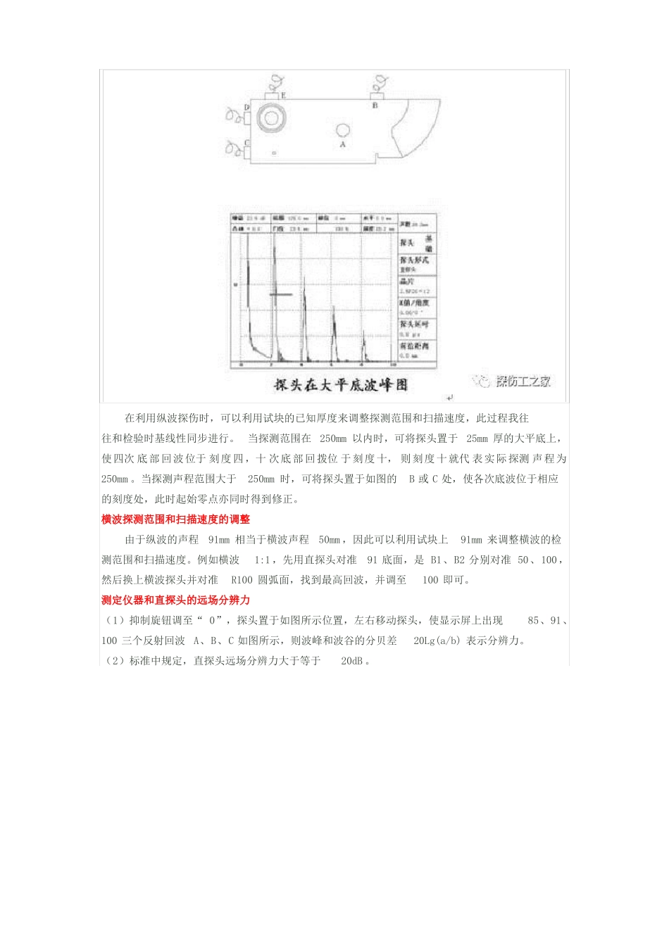 CSK-1A超声波标准试块的通用使用说明_第2页