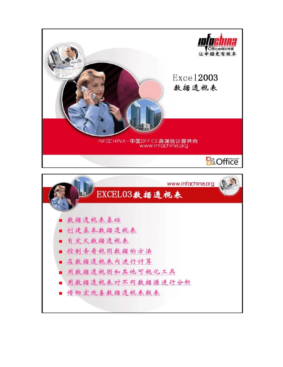 Excel数据透视表培训PPT_第1页