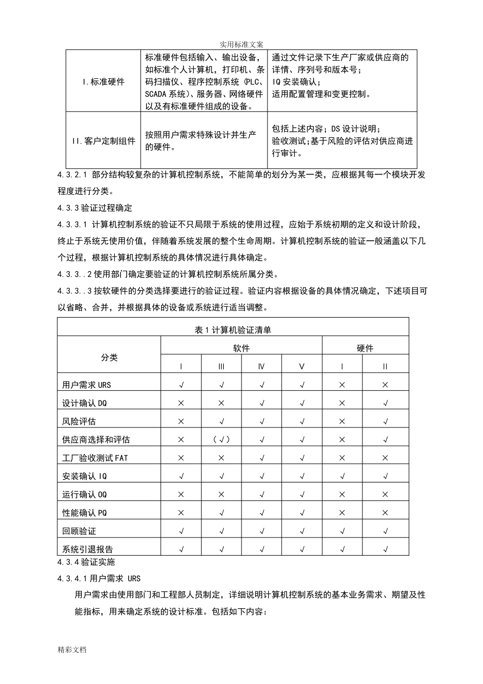 GMP认证计算机化系统验证管理系统规程_第3页