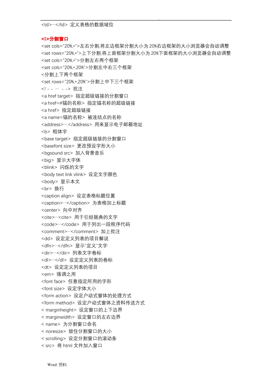 HTML+CSS标签属性大全_第3页