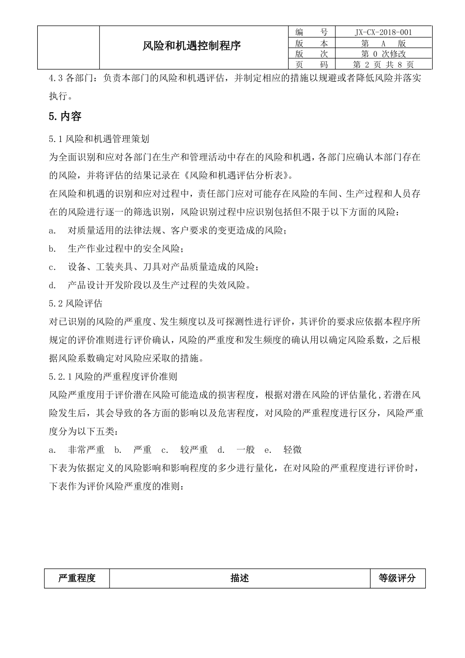 IATF风险机遇控制程序_第2页