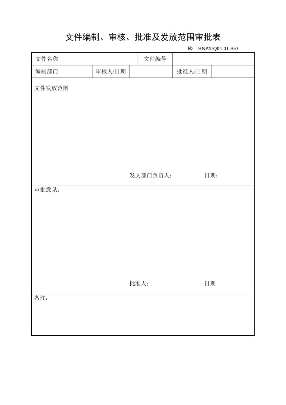 iso9001实用全套表格_第3页