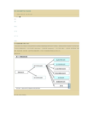 IVD-体外诊断产品-行业记录资料