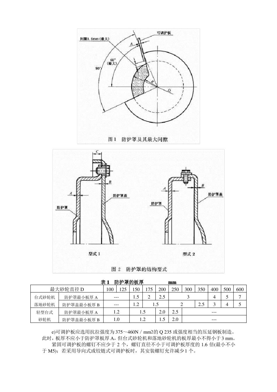 JB8799—1998砂轮机安全防护技术条件_第3页