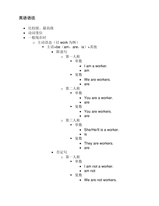 KET语法思维导图小学生专用版0