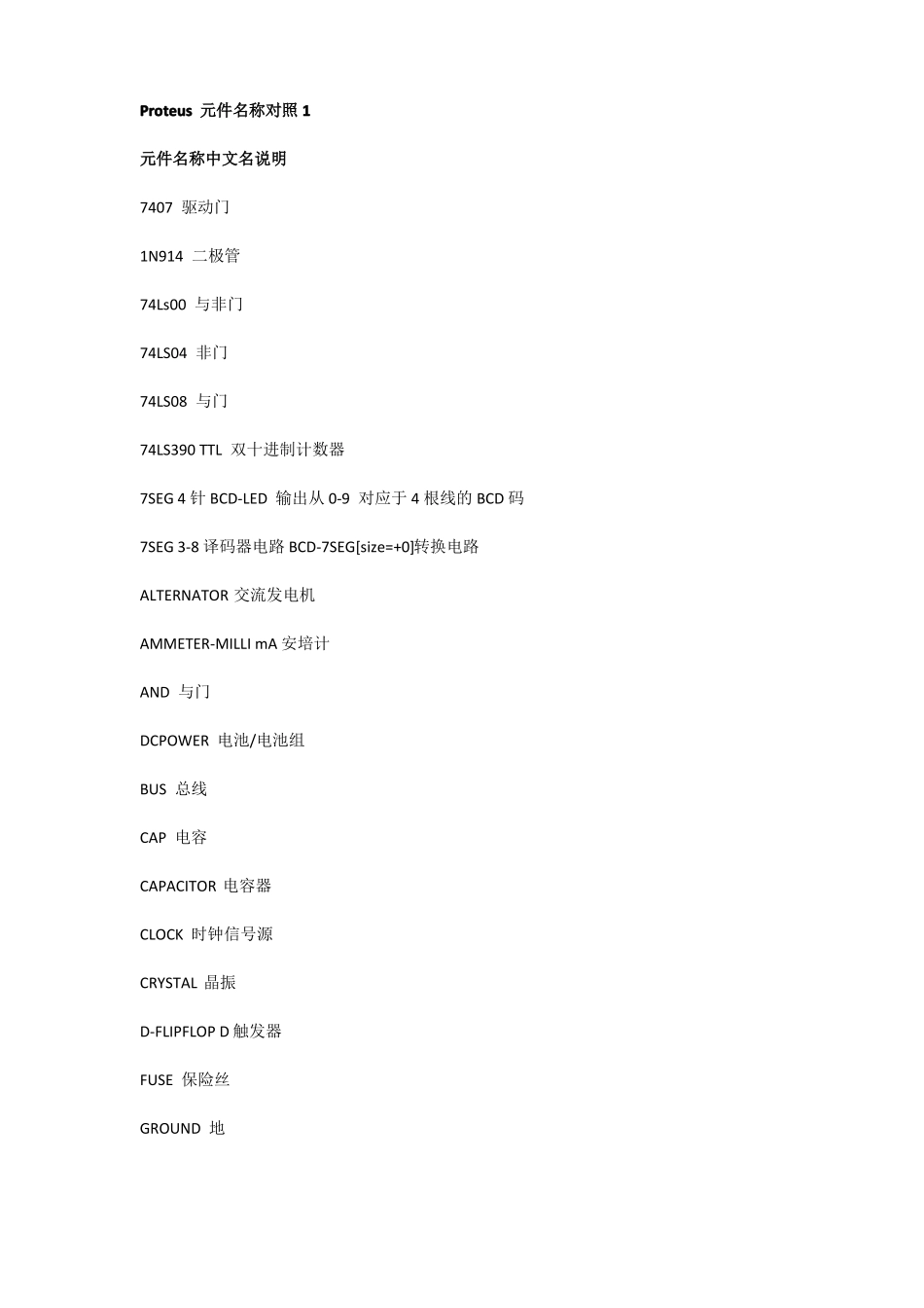 multisim元器件中文与英文对照表_第2页
