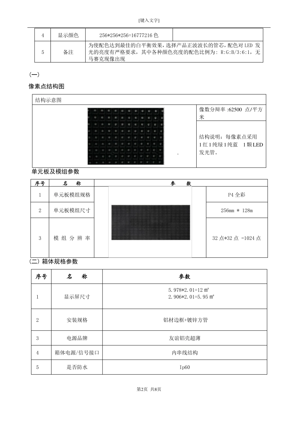 p4室内全彩led显示屏设计方案-剖析_第2页