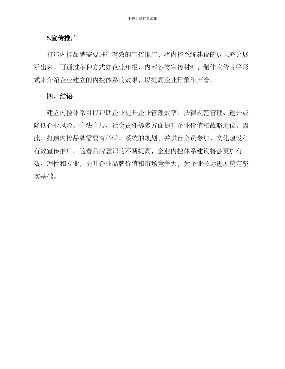 内控系统打造品牌方案_第3页