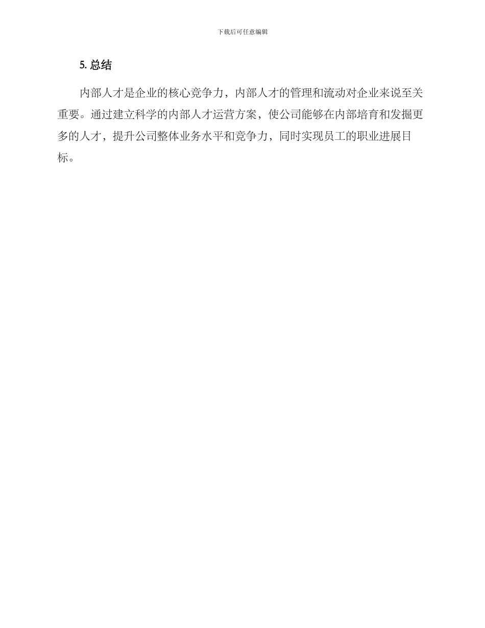内部人才运营方案_第3页