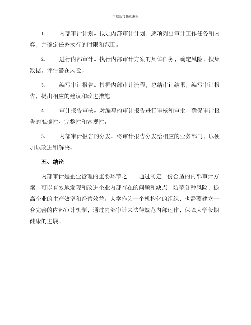 内部审计方案大学_第3页