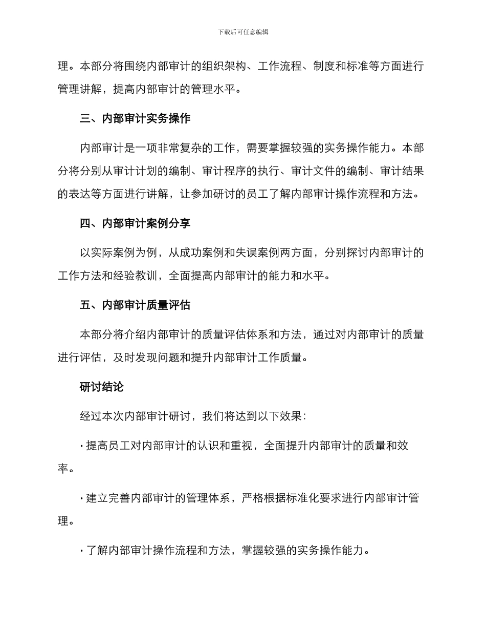 内部审计研讨方案_第2页