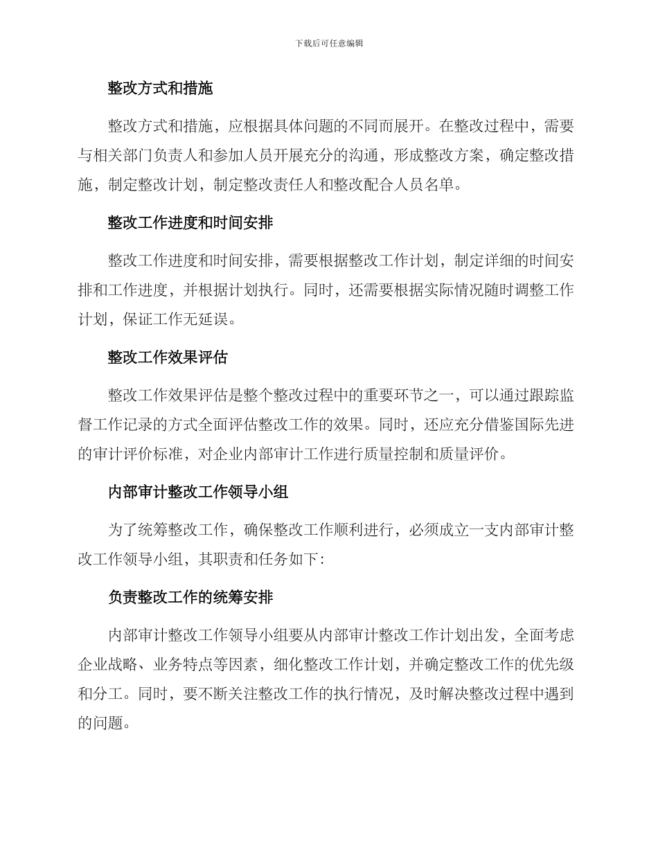 内部审计整改工作方案_第2页