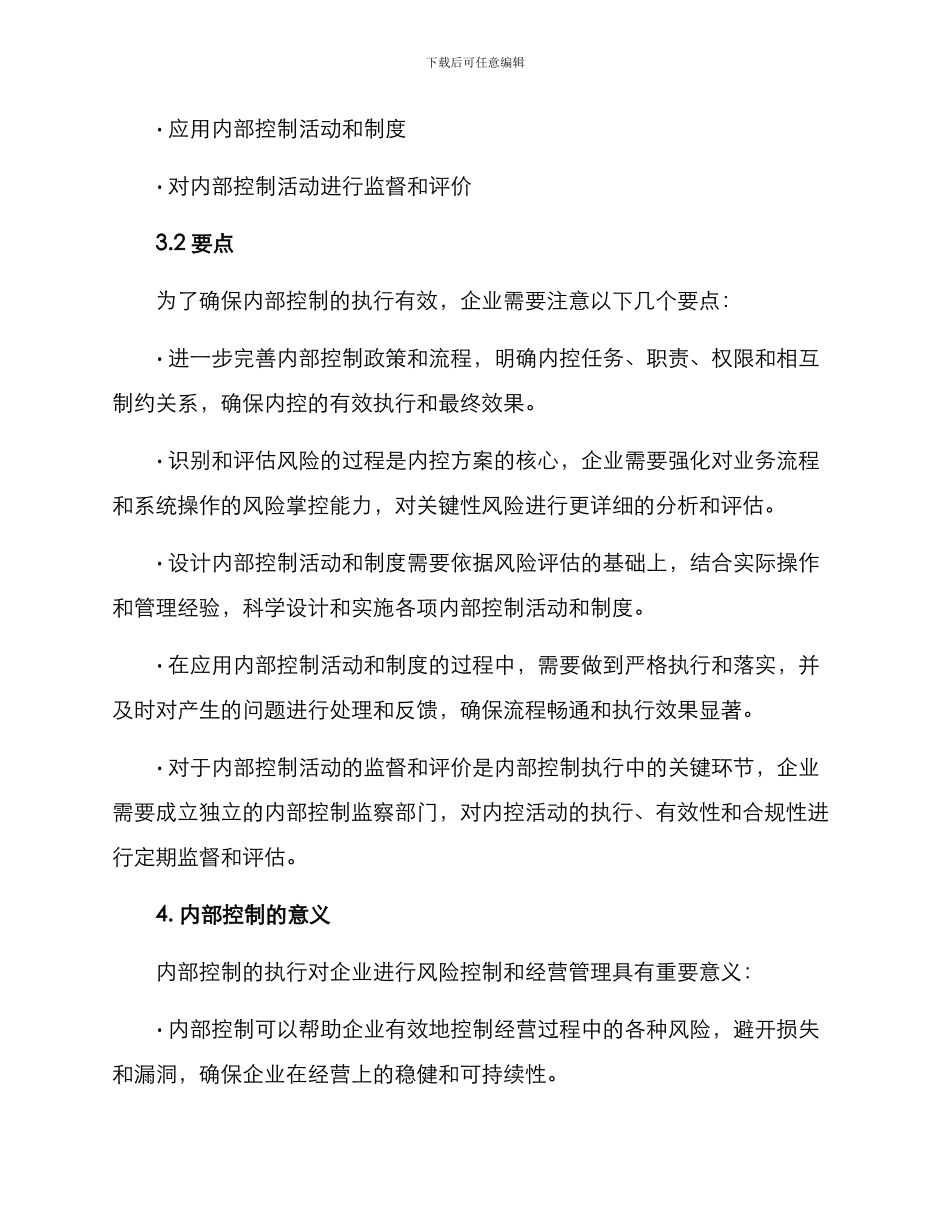 内部控制执行方案_第2页