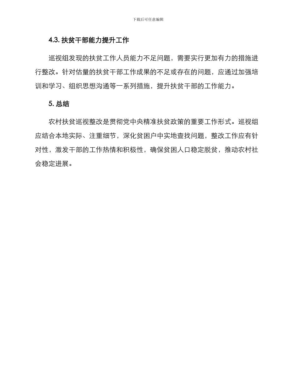 农村扶贫巡视整改方案_第3页