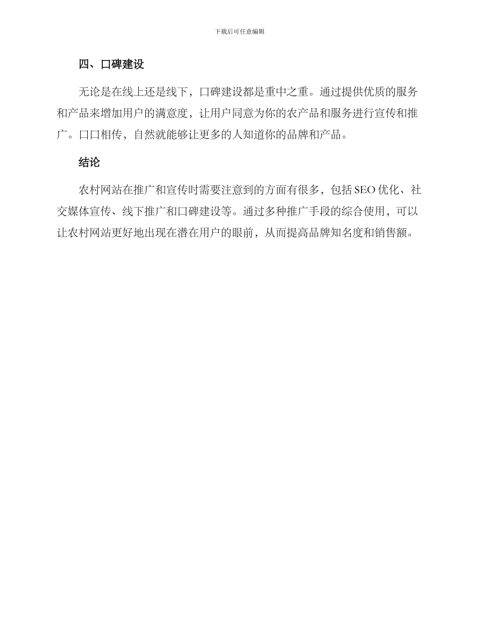 农村网站推广方案_第3页