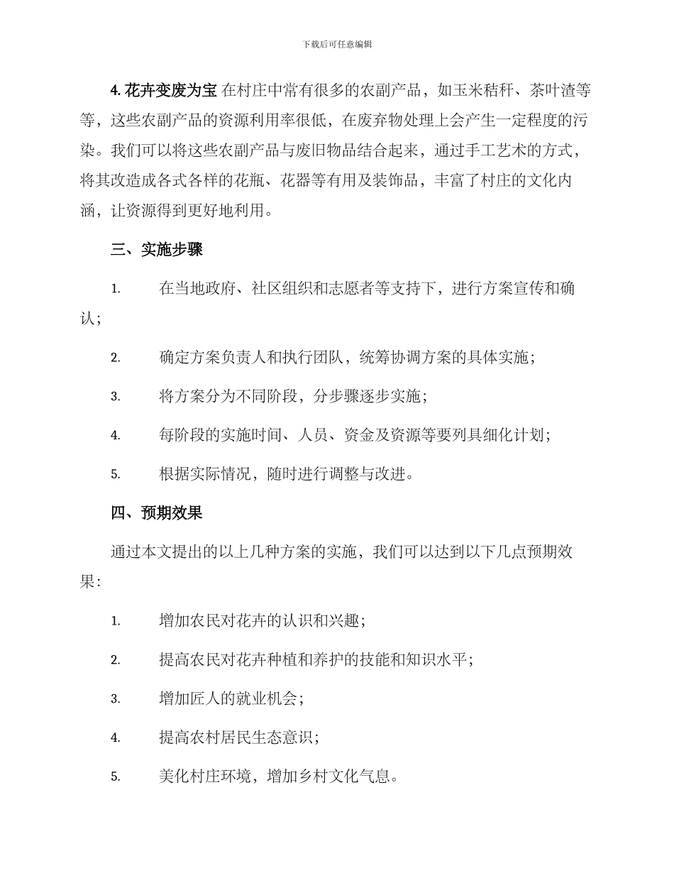 农村花卉创新活动方案_第2页