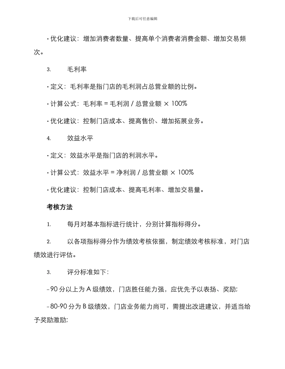 农资门店绩效考核方案_第2页