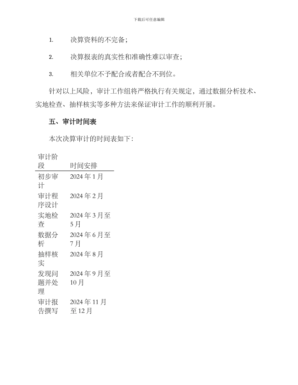 决算审计方案_第3页