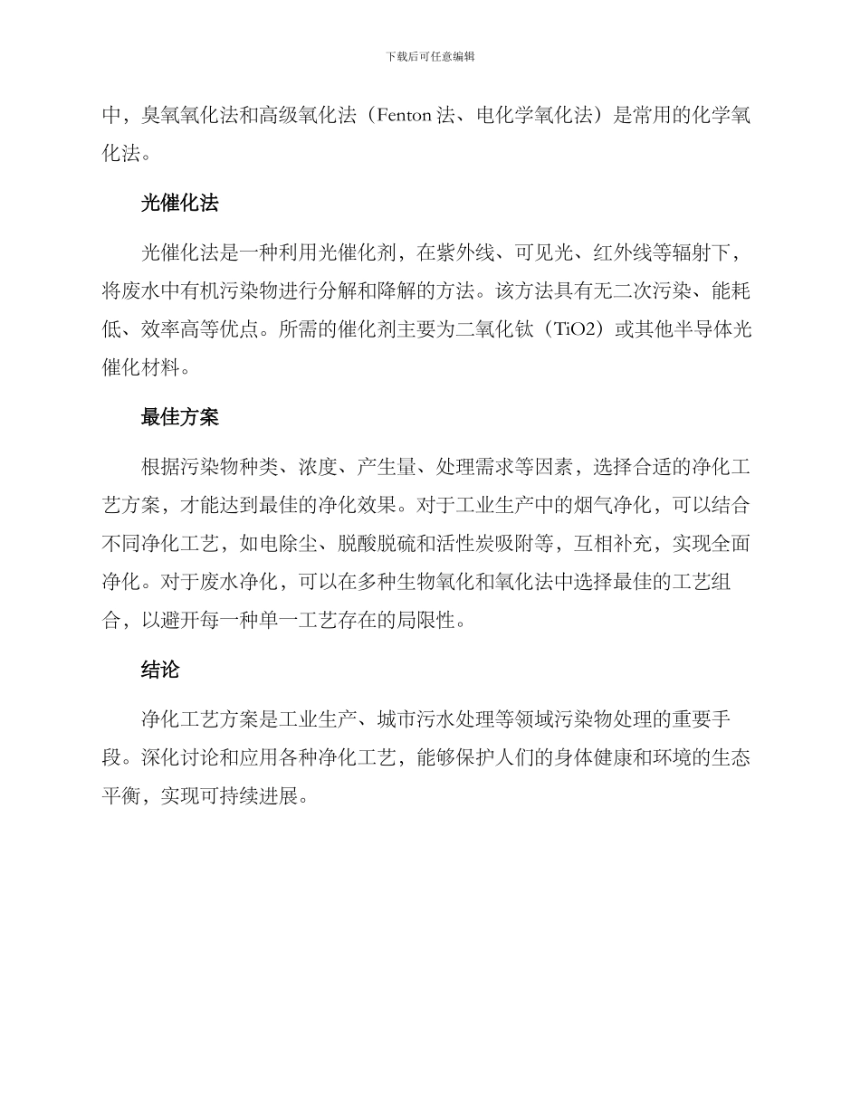 净化工艺方案_第2页