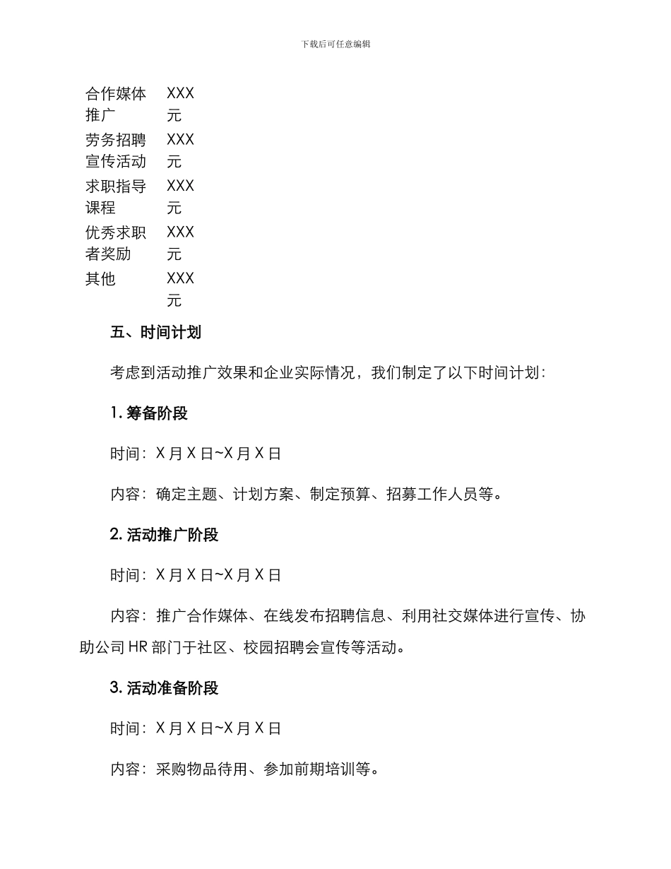 劳务招聘运营活动方案_第3页