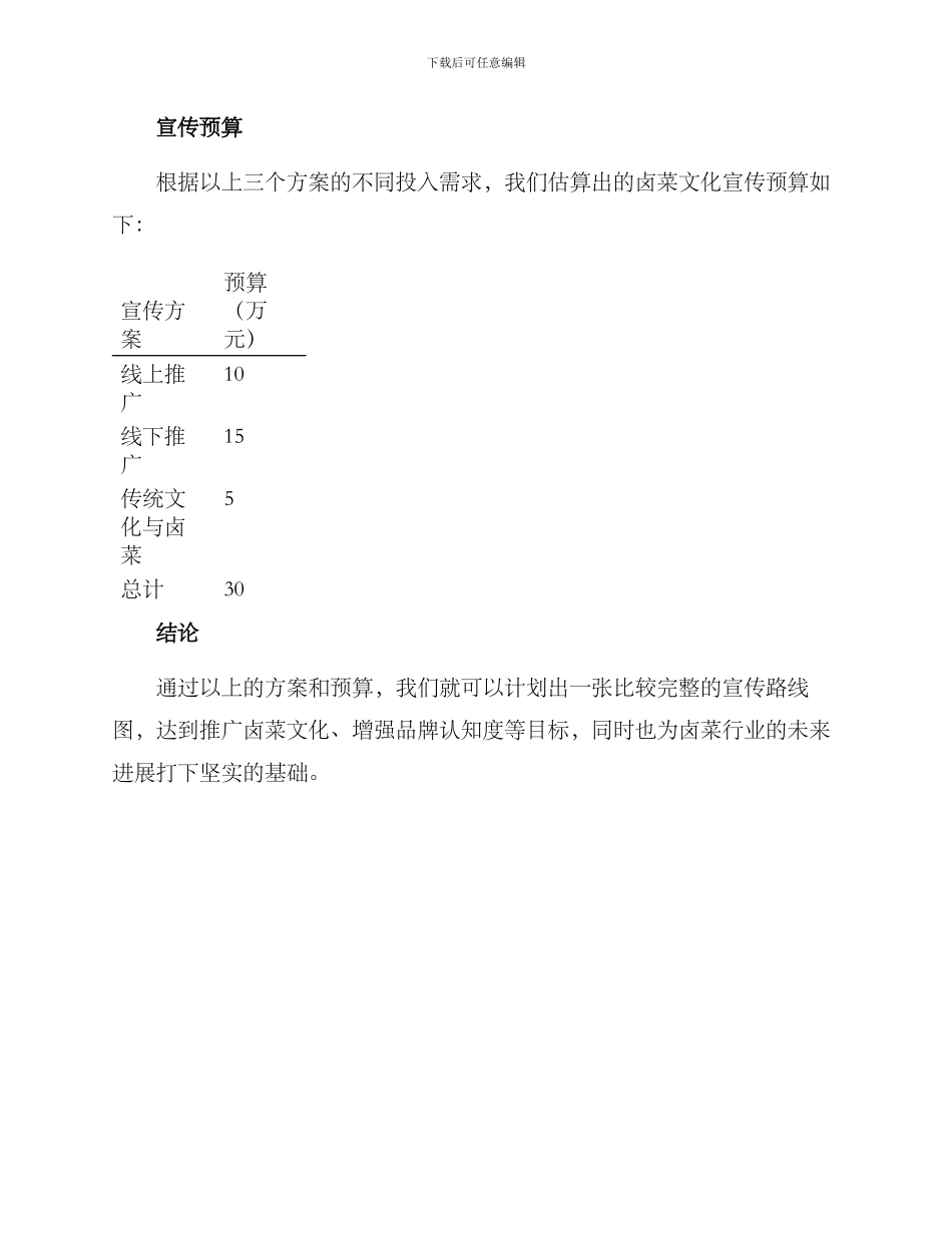 卤菜文化宣传方案_第3页