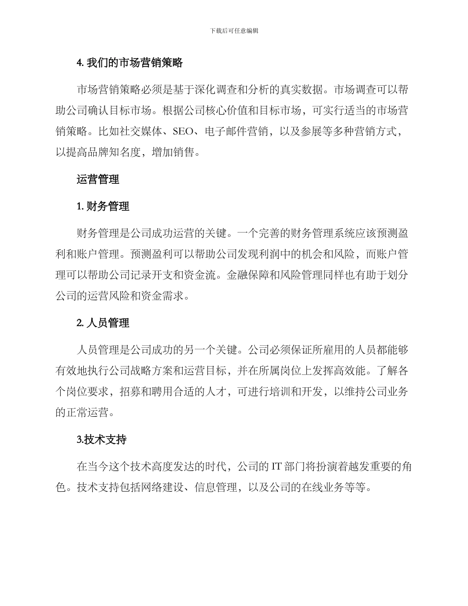 启动公司运营方案_第2页