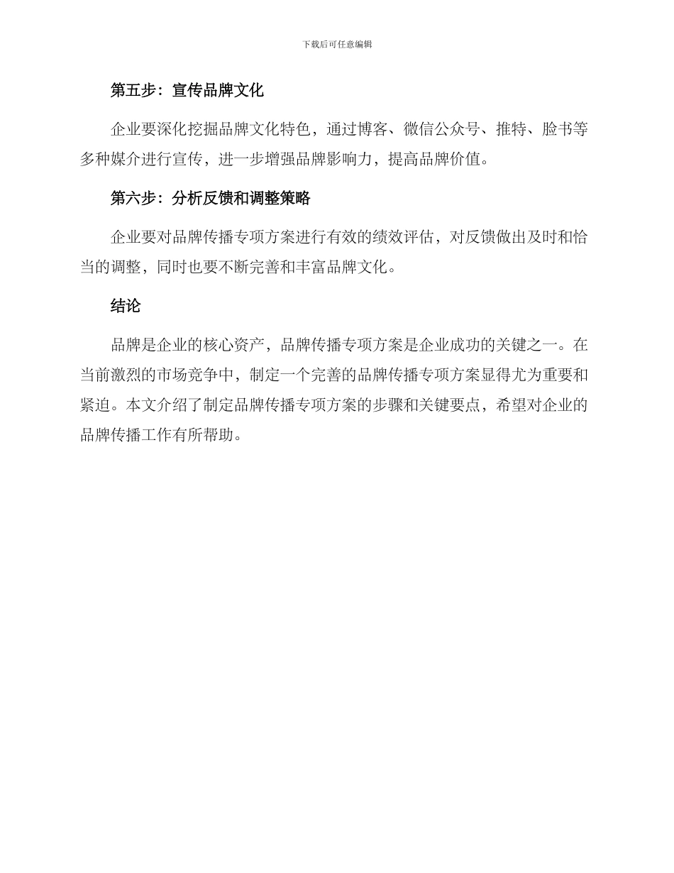 品牌传播专项方案_第3页