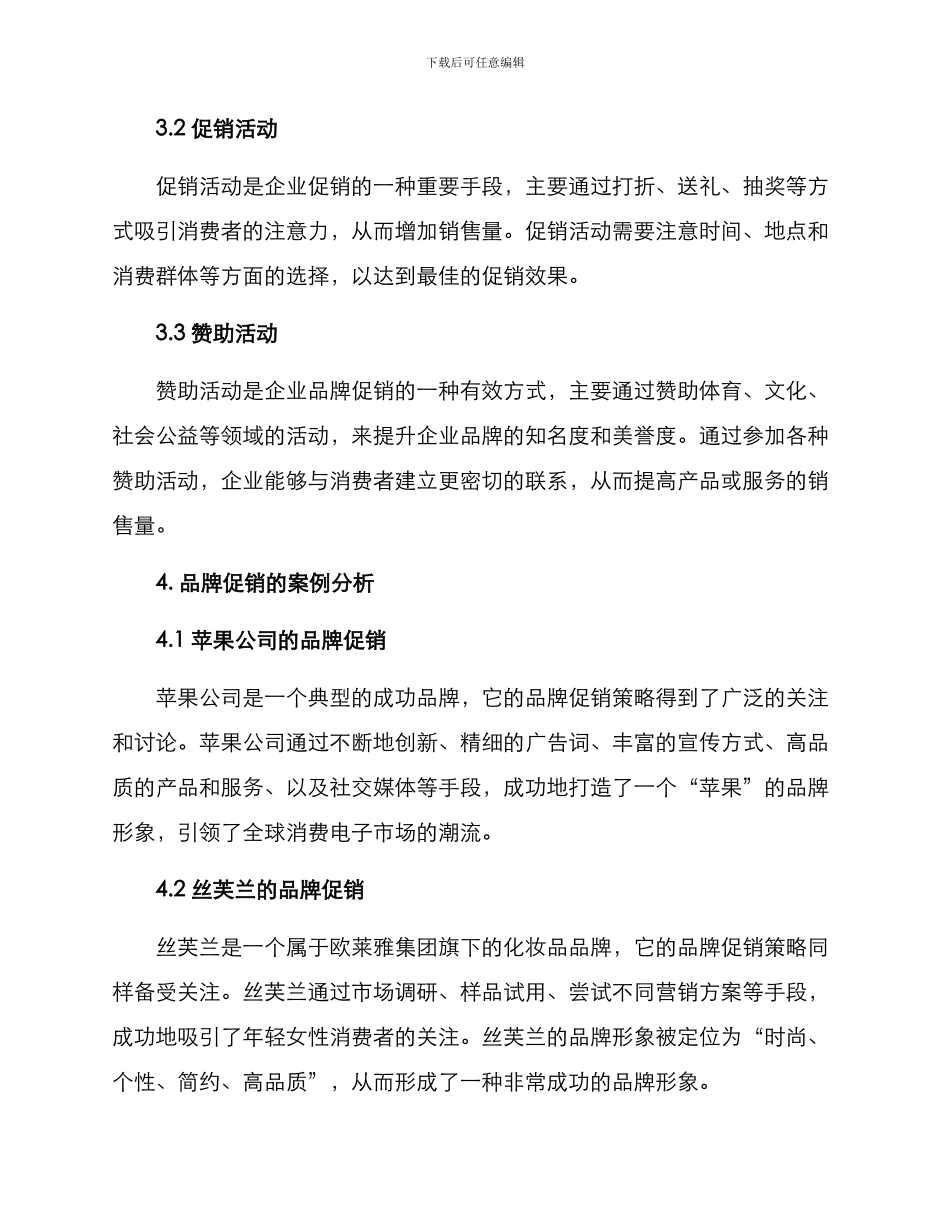 品牌促销方案论文_第2页