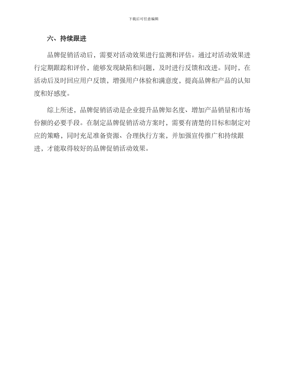 品牌促销活动方案_第3页